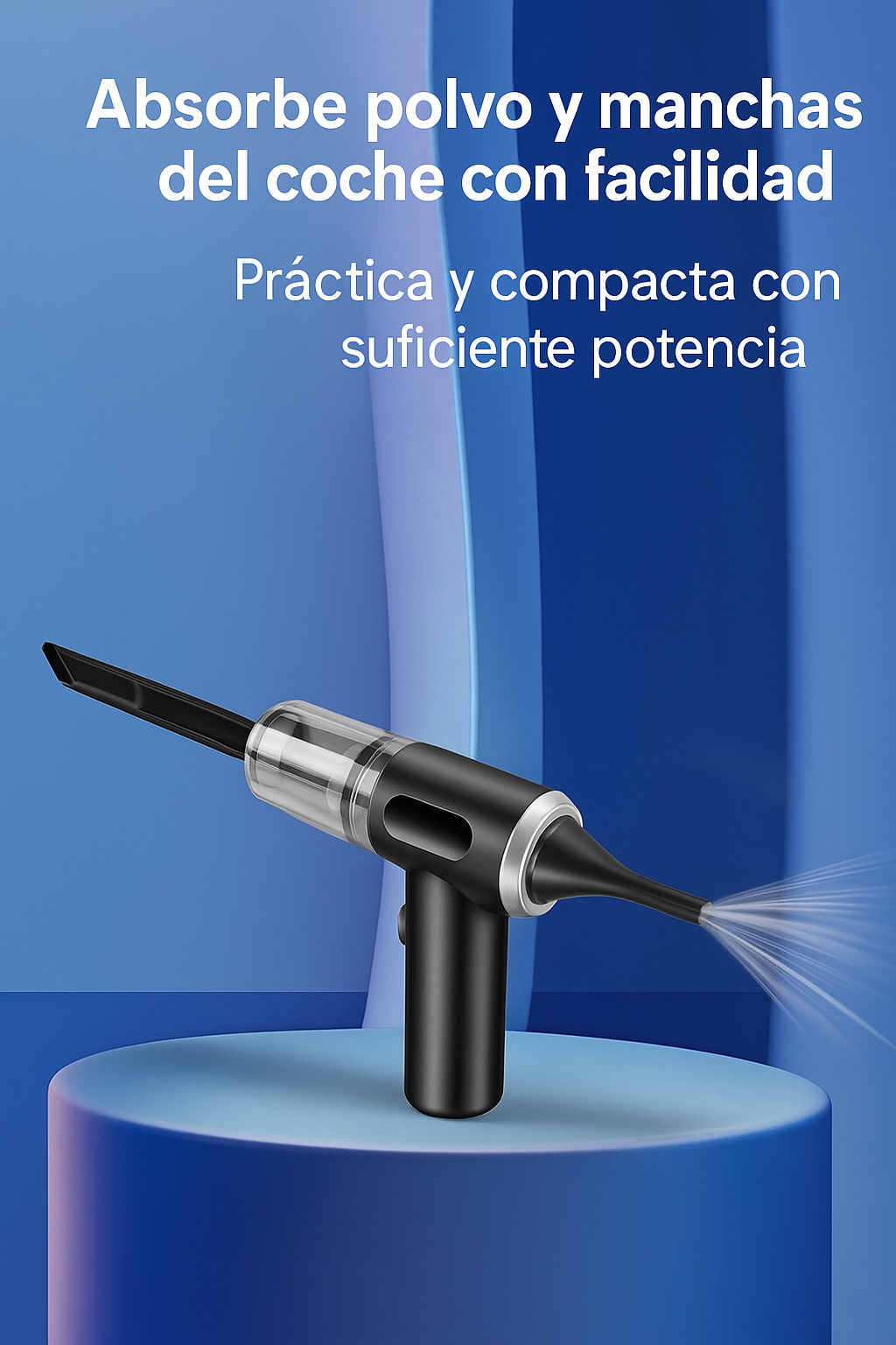 Aspiradora de Succión y Soplado 3 en 1 – Potente, Portátil y Recargable por USB