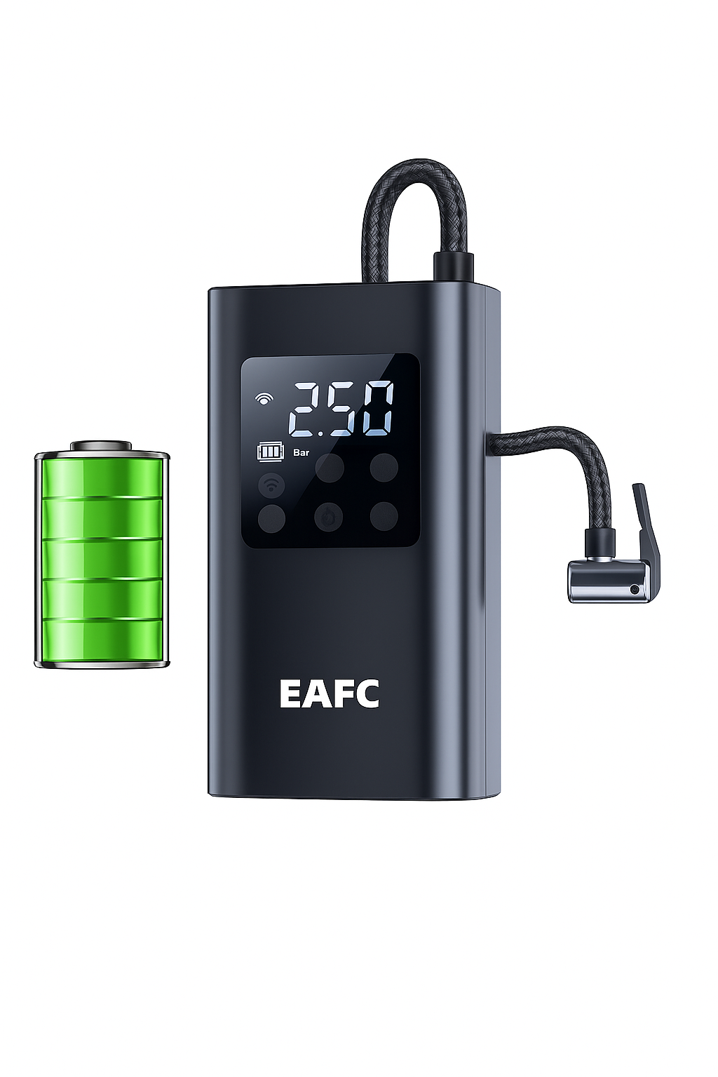 Mini Compresor Digital Portátil – Inflador Inteligente con Pantalla LED